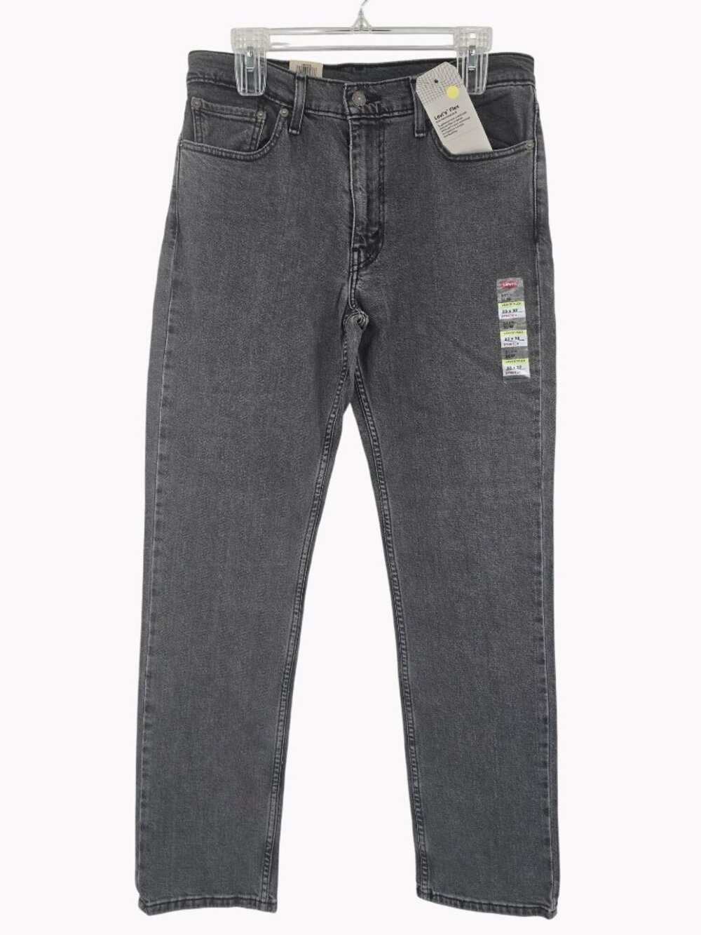 Levis 511 Slim Fit Flex Stretch Jeans 33x32 Gray Eco Performance New